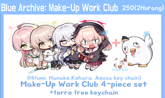 Blue Archive Make-Up Club Acrylic Charms - 2Hurang