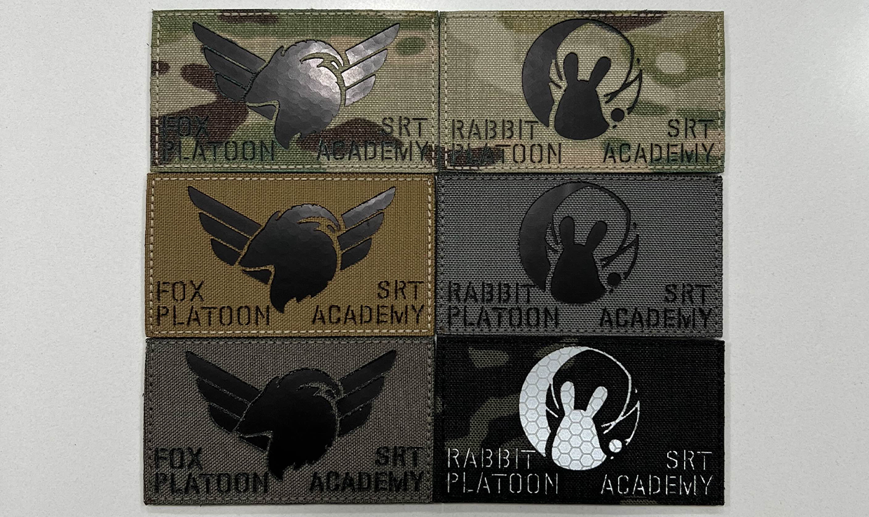 Blue Archive Laser Cut IR Patches (FOX & Rabbit Platoon, Pre-Order)