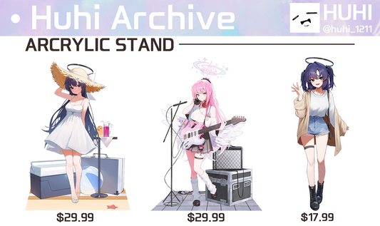 Blue Archive Acrylic Stands - Huhi