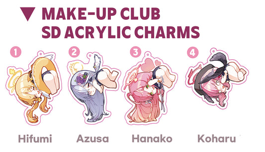 Make-Up Club Blue Archive Acrylic Charms - KOKKO (Pre-Order)