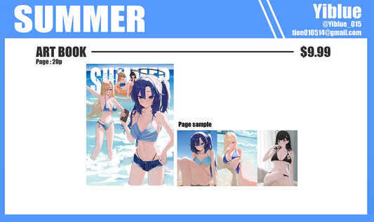 Blue Archive Summer Fan Artbook - YiBlue